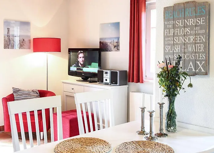 Дом отдыха Seepferdchen, 12b, Haus Zingst 12b Остзебад Нинхаген